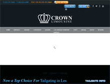 Tablet Screenshot of crownlimola.com